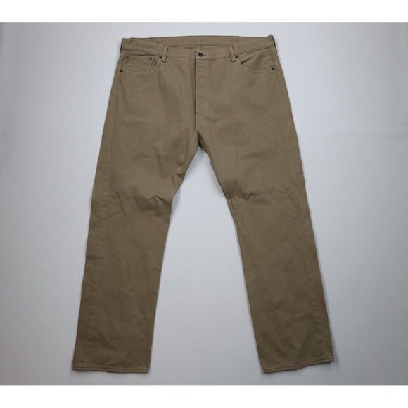 Vintage Y2K Levis 501xx Mens 42x32 Faded Button Fly Original Fit Denim Jeans - Picture 1 of 13